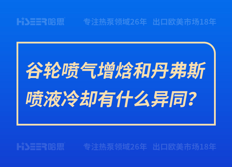 谷輪噴氣增焓和丹弗斯噴液冷卻有什么異同？